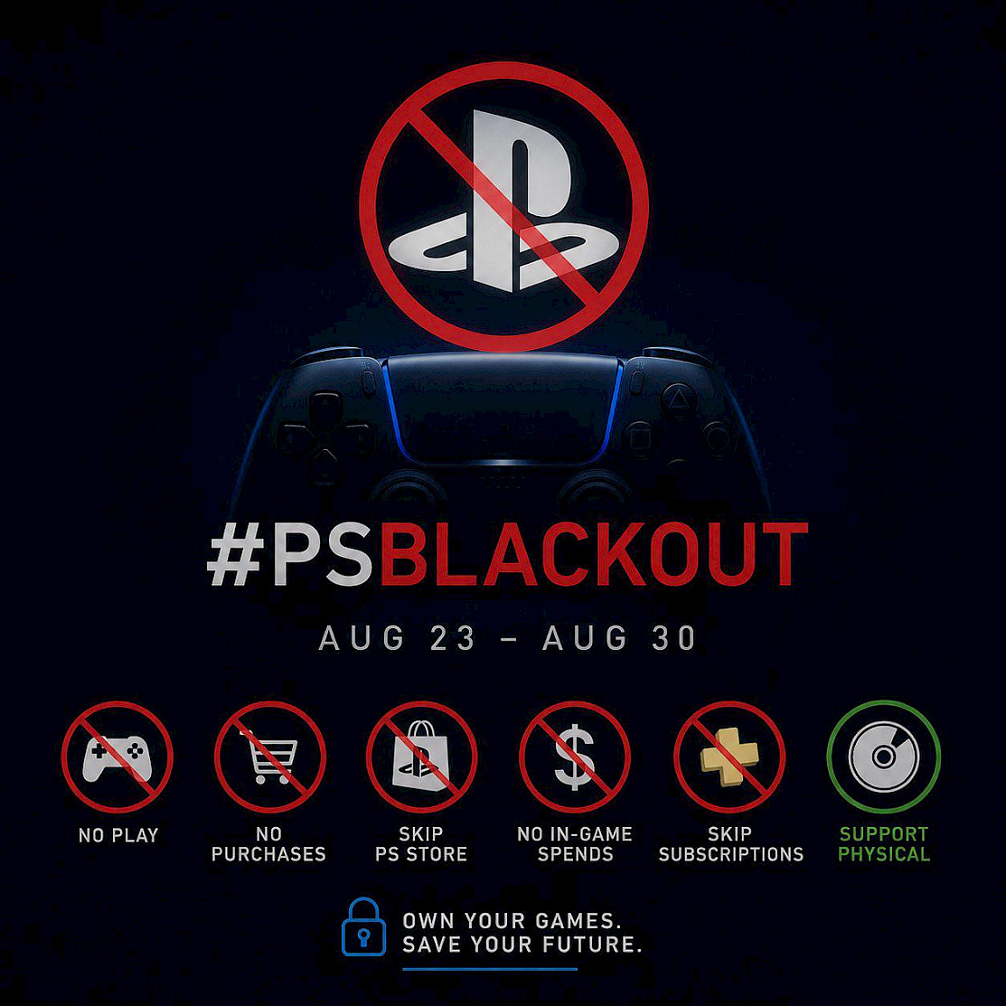 Filipino gamers protest with a PlayStation Blackout