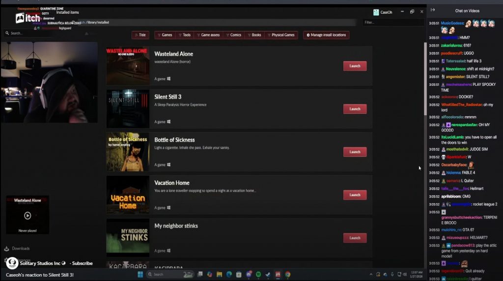 CaseOh reacting to Silent Still 3