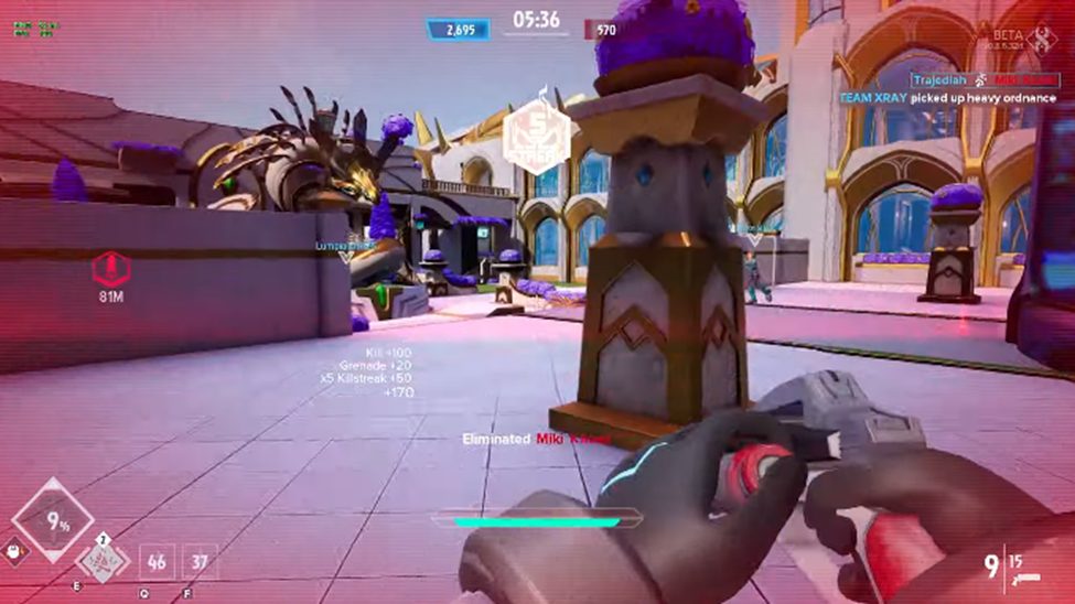 Project Xandata gameplay still featuring Suimuran Iceman build